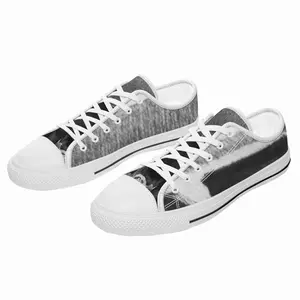 Men Still Life With Ceramics Retro Canvas Shoes