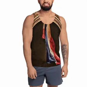 Men Die Flagge Senken Sports Vest