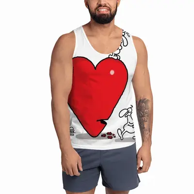 Men Axing Love Sports Vest