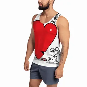 Men Axing Love Sports Vest