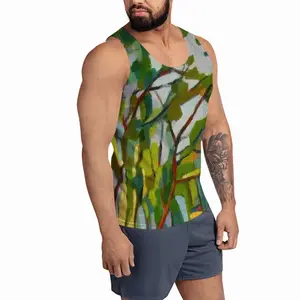 Men The Sun Is Shining Through The Pine Trees Sports Vest