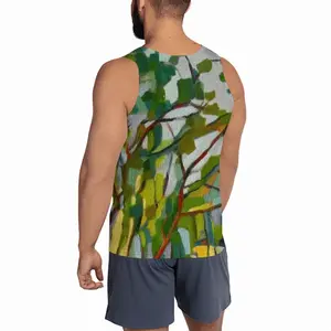 Men The Sun Is Shining Through The Pine Trees Sports Vest