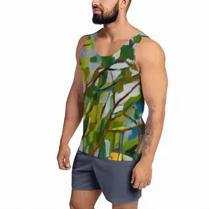 Men The Sun Is Shining Through The Pine Trees Sports Vest