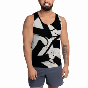 Men Untitled Royal Abstract Sports Vest