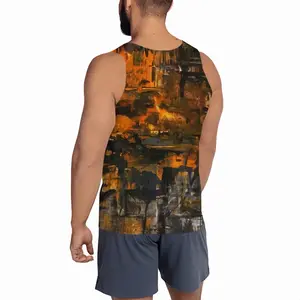 Men The Gold Of The Night Sports Vest