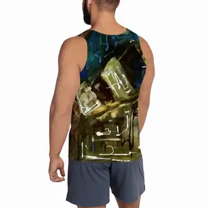 Men Aououou Sports Vest