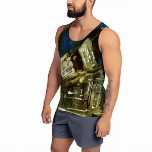 Men Aououou Sports Vest