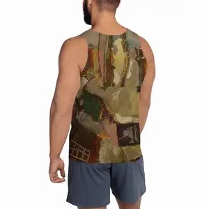 Men Portrait Of A Landscape Sports Vest