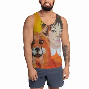 Men Little Girl With A Fox Sports Vest