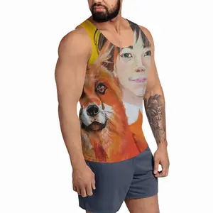 Men Little Girl With A Fox Sports Vest