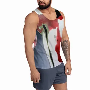 Men Hibiscus Sports Vest