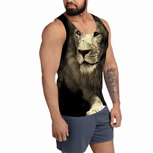 Men Lion In The Sun Sports Vest