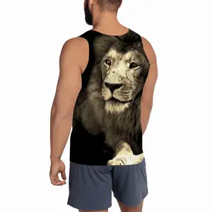 Men Lion In The Sun Sports Vest