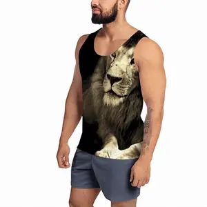 Men Lion In The Sun Sports Vest