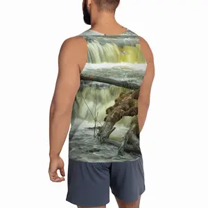 Men Minnihaha-Curling Waterfall Sports Vest