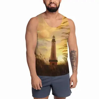 Men The Lighthouses Light Outside Sports Vest