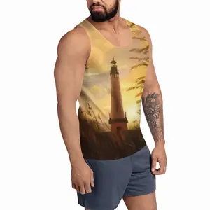 Men The Lighthouses Light Outside Sports Vest