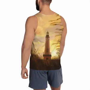 Men The Lighthouses Light Outside Sports Vest