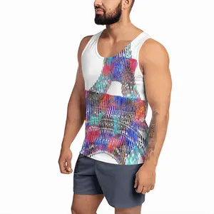 Men The Eiffel Tour Sports Vest