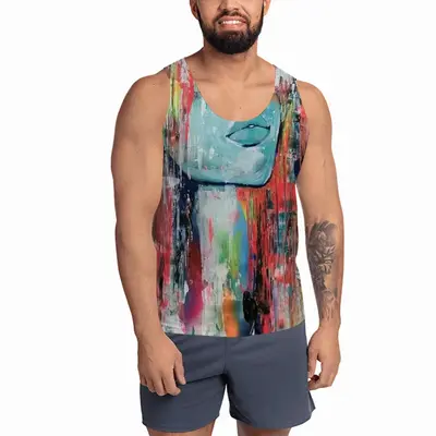 Men Portrait Sketch Vii Sports Vest