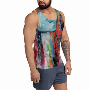 Men Portrait Sketch Vii Sports Vest