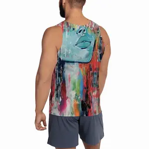 Men Portrait Sketch Vii Sports Vest