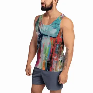 Men Portrait Sketch Vii Sports Vest