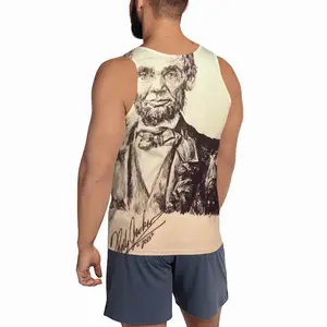 Men President Abraham Lincoln Sports Vest