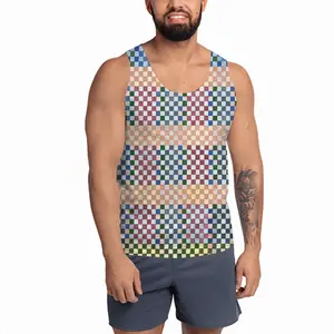 Men Boxes Colorful Sports Vest