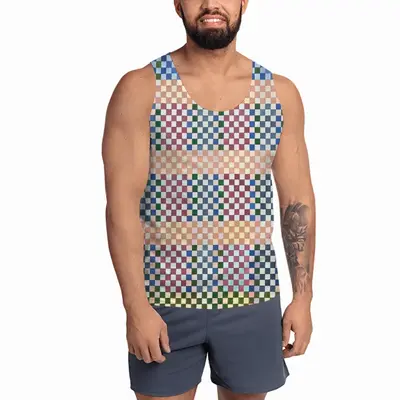 Men Boxes Colorful Sports Vest