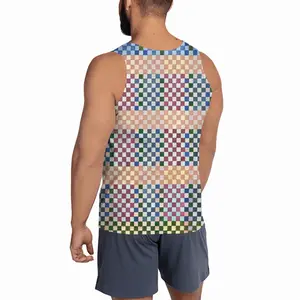 Men Boxes Colorful Sports Vest