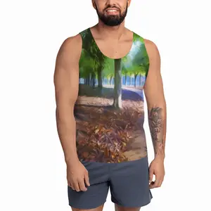 Men Waterfront Trees Alley Sports Vest