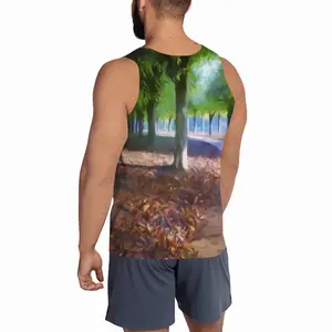 Men Waterfront Trees Alley Sports Vest