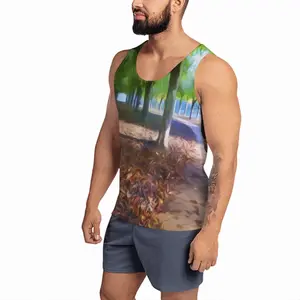 Men Waterfront Trees Alley Sports Vest