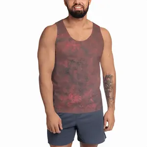 Men African Red Sports Vest