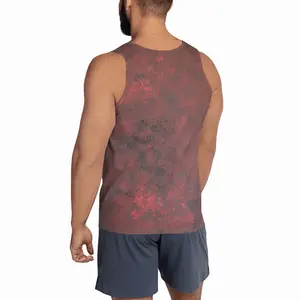 Men African Red Sports Vest