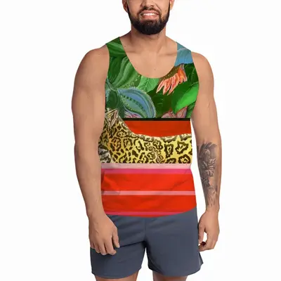 Men The King Of The Jungle Sports Vest