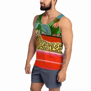 Men The King Of The Jungle Sports Vest