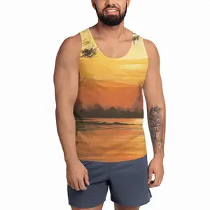 Men Setting Sun Of Tranquility Sports Vest