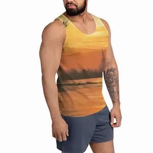 Men Setting Sun Of Tranquility Sports Vest