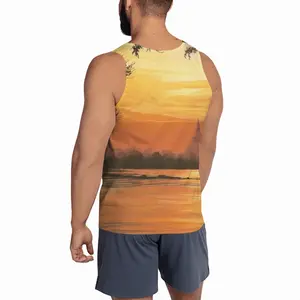 Men Setting Sun Of Tranquility Sports Vest