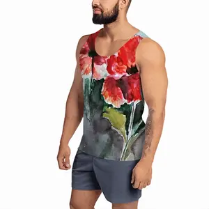 Men Sweet Bouquet Sports Vest