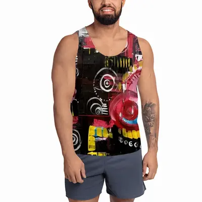 Men Abstract#095 Sports Vest