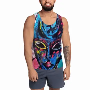 Men Beauty Of The Gyenyame Mask Sports Vest