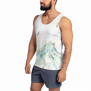 Men Structural Cracks Sports Vest