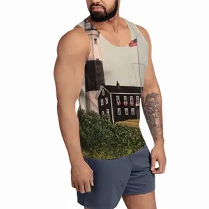 Men Montauk Point Lighthouse Sports Vest