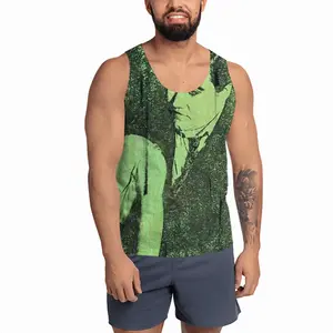 Men Violette Morris Green Sports Vest