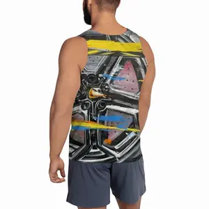 Men Lamborghini Wheel Crash Sports Vest