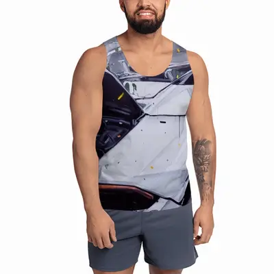 Men Lamborghini And Confetti Sports Vest