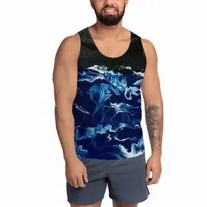 Men The Moon Sports Vest